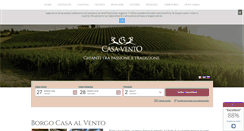 Desktop Screenshot of borgocasaalvento.com