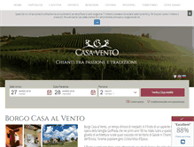 Tablet Screenshot of borgocasaalvento.com